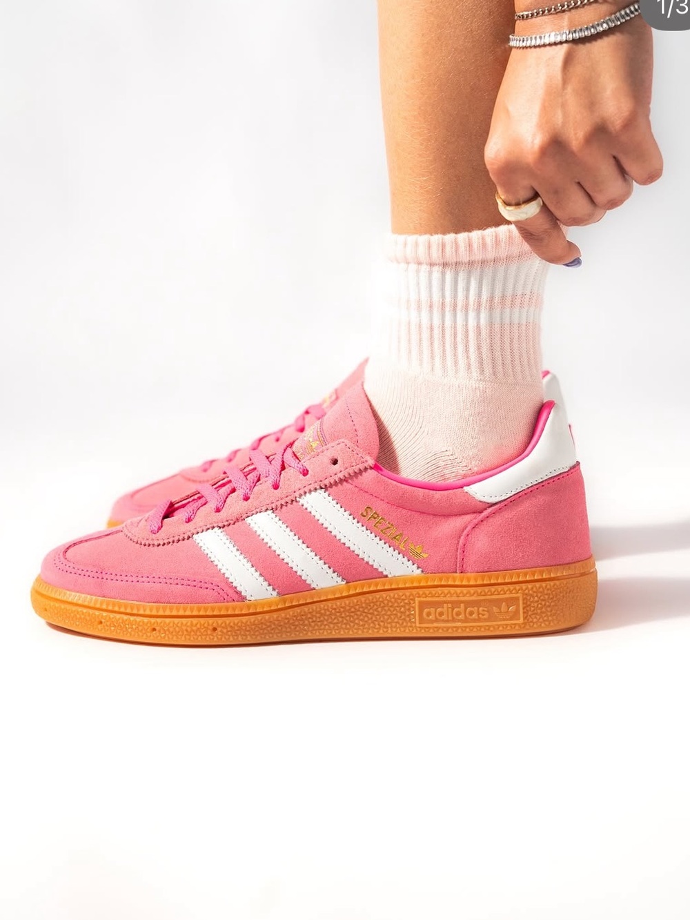 Adidas pink spezial sneakers